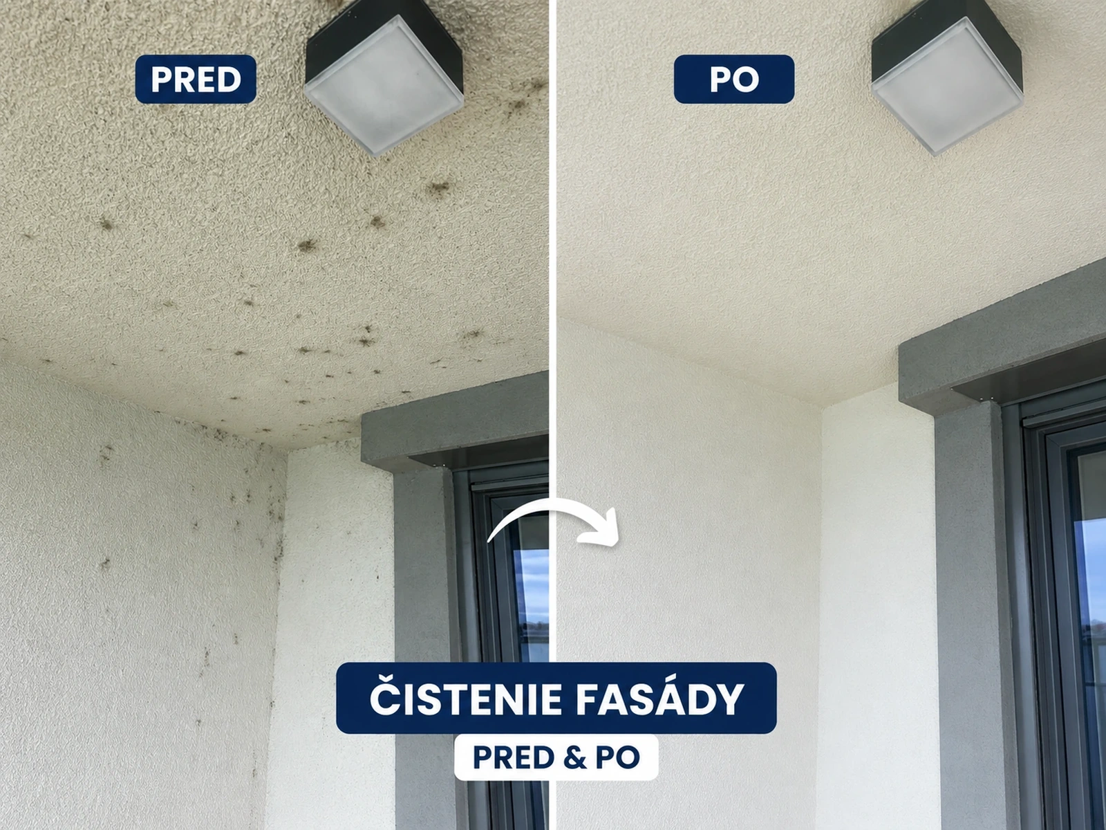 Čistenie fasády