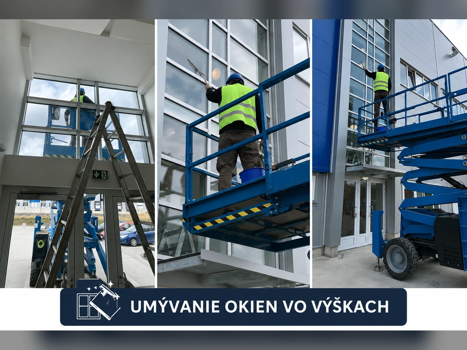 Umývanie okien vo výškach
